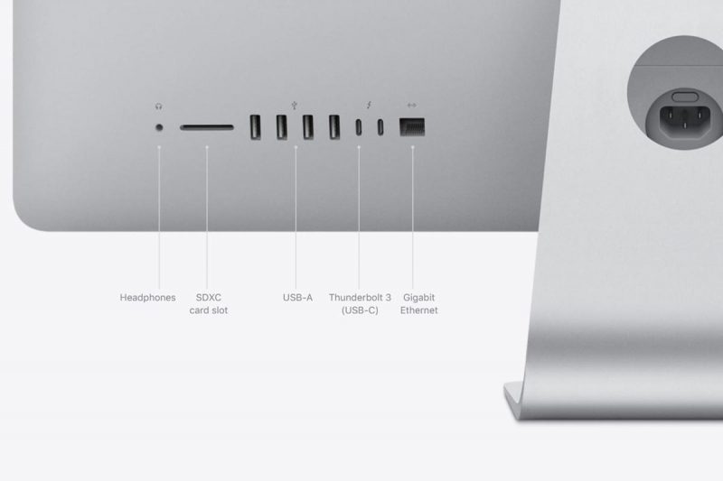 Connections on iMac