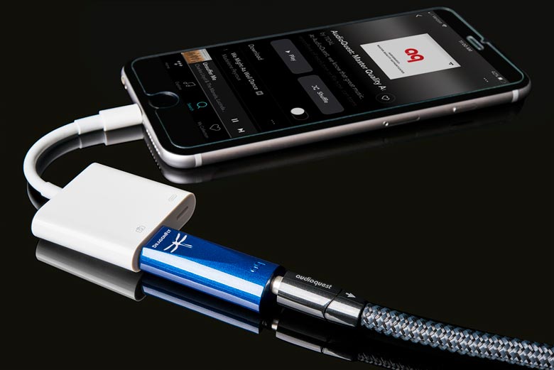 Using a DAC from AudioQuest with an iPhone