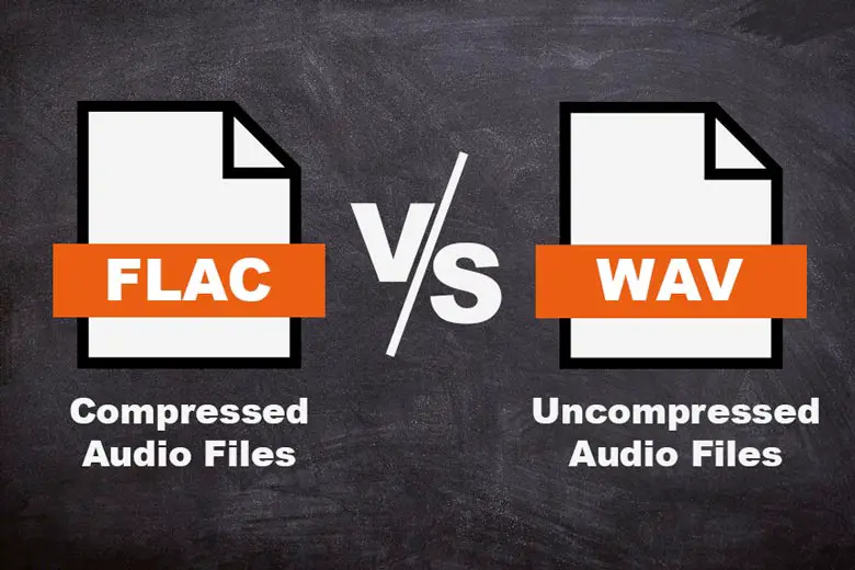 FLAC vs. WAV audio files